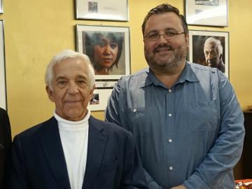 AM4U Piano teacher Peter Sagar meets Vladimir Ashkenazy