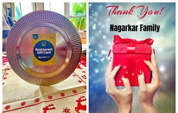 Thank you for your donation, Nagarkar Family!