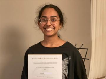 AM4U solo singing student achieved A+ High Distinction 